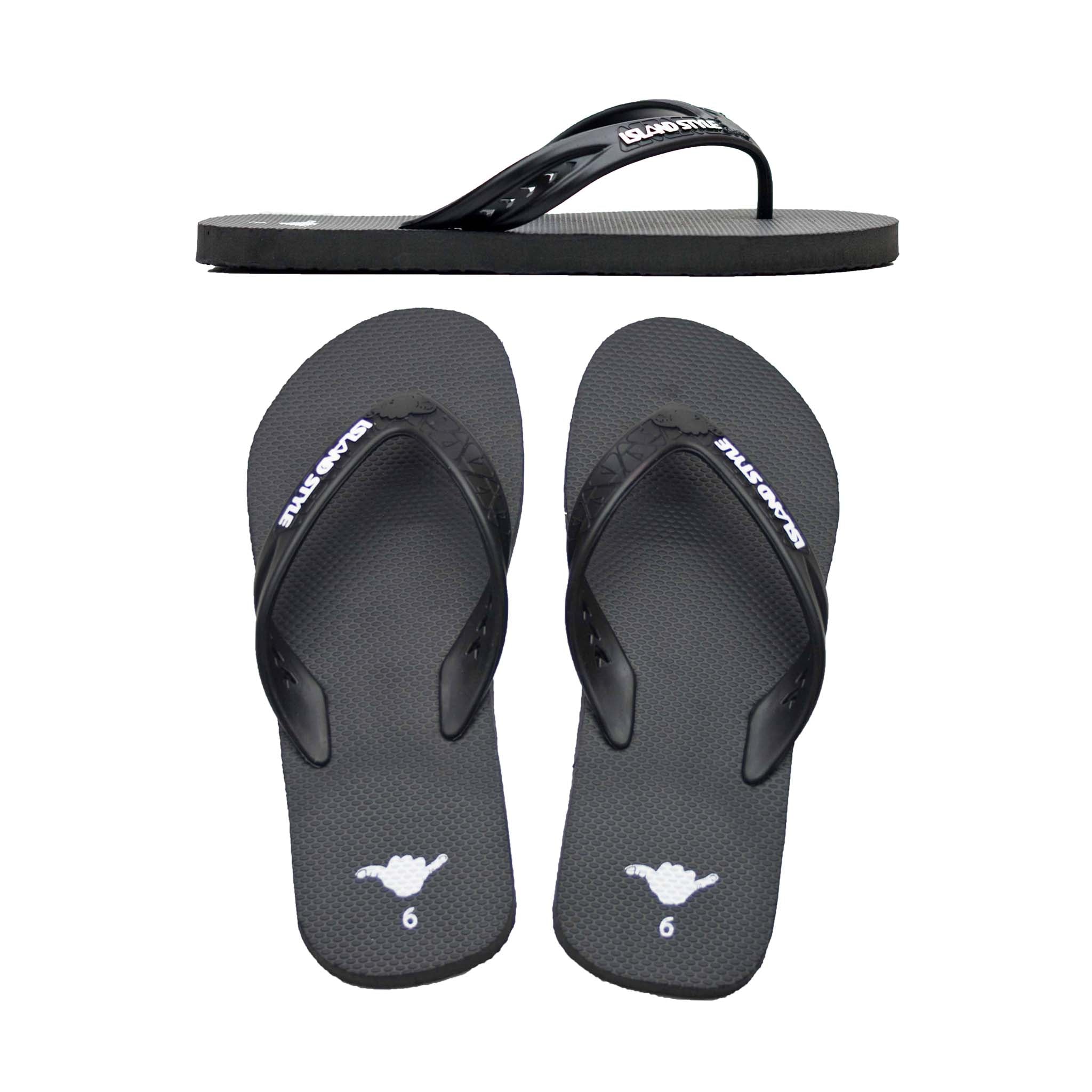 ISLAND STYLE Mens Nomad Black Slops